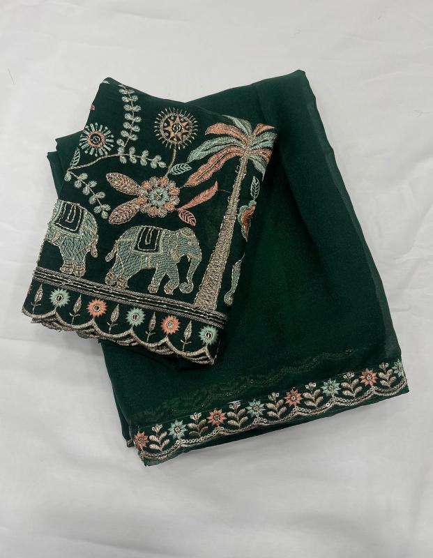 Vastrangan star georgette wholesale saree manufacturers in india